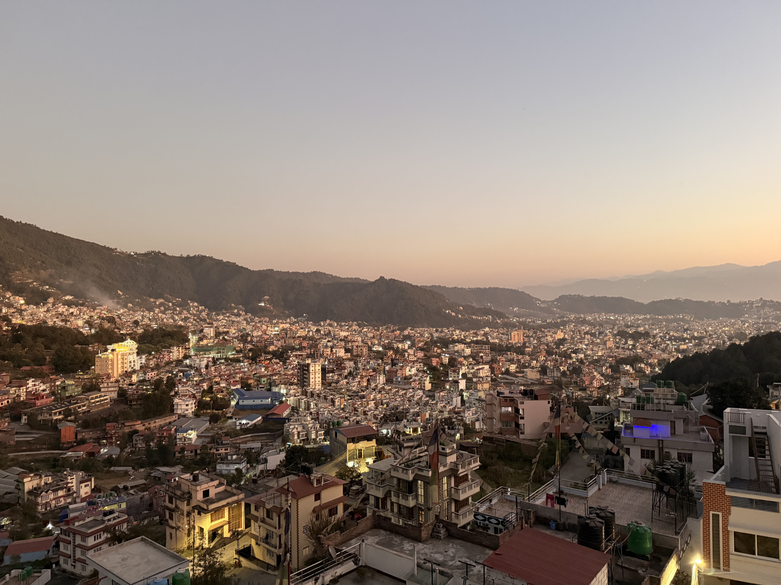 cheap homestay near Thamel Kathmandu with beautiful rooftop views at Sacred Trails Homestay